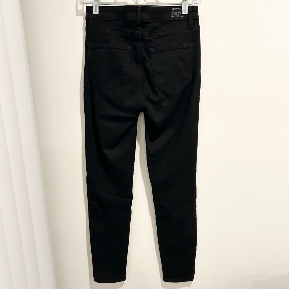 Paige Hoxton Ankle Jean Black Shadow Size 25 - Picture 9 of 13